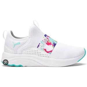 puma softride Sophia white athletic comfort sneakers